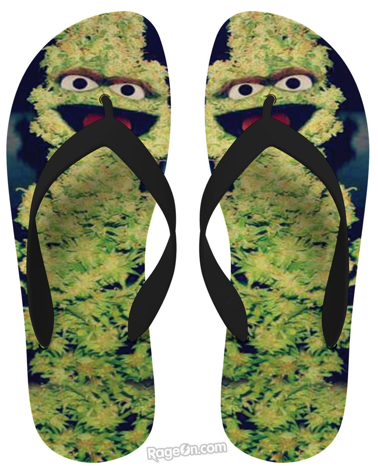 Oscar the Nug Flip Flops