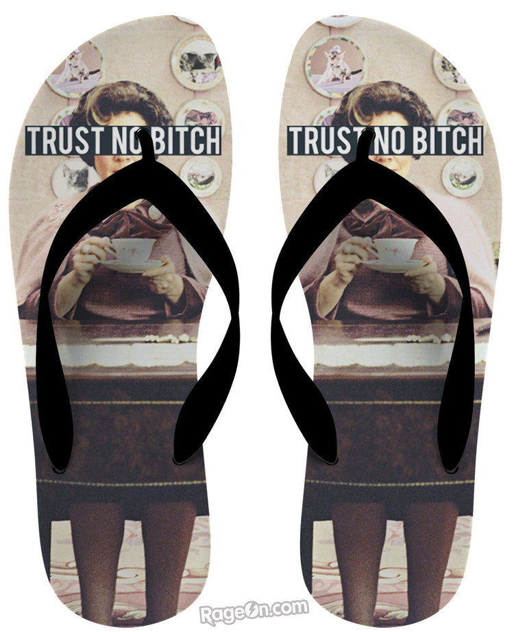 Trust No Bitch Umbridge Flip Flops
