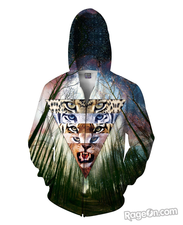 Wild Cats Zip-Up Hoodie