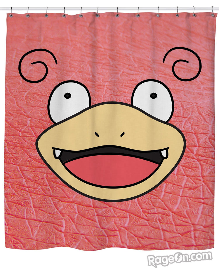 Slowpoke Face Shower Curtain