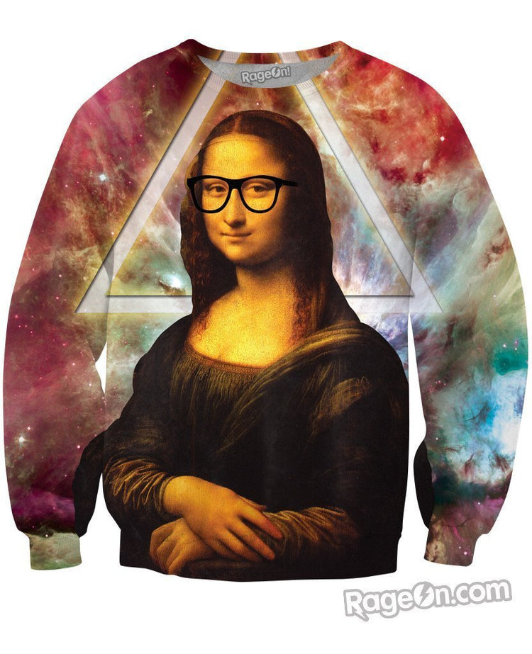 Hipster Lisa Crewneck Sweatshirt
