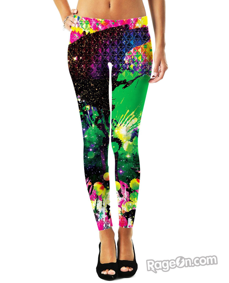 Splatter Space Leggings