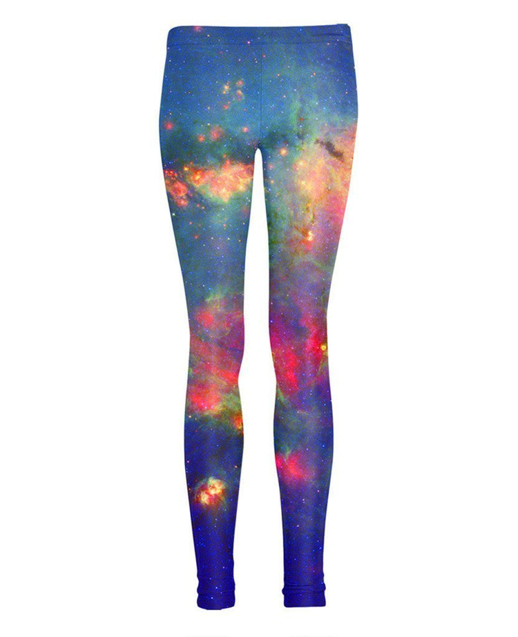 Green Nebula Leggings *Ready to Ship*