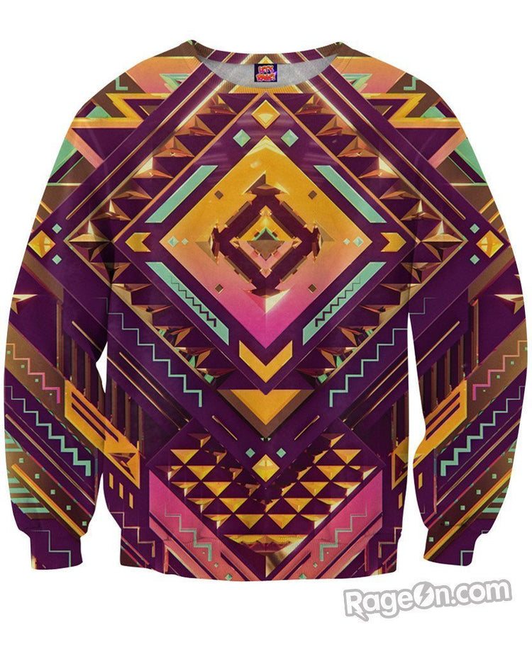 Golden Pattern Sweatshirt