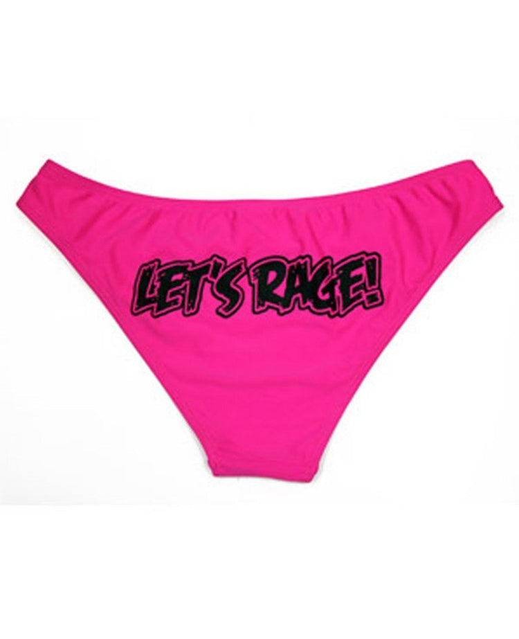 Let's Rage Bikini Bottom (Pink)