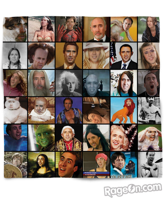 Nicolas Cage Rage Faces Bandana