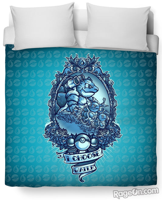 I Choose Water Duvet Cover