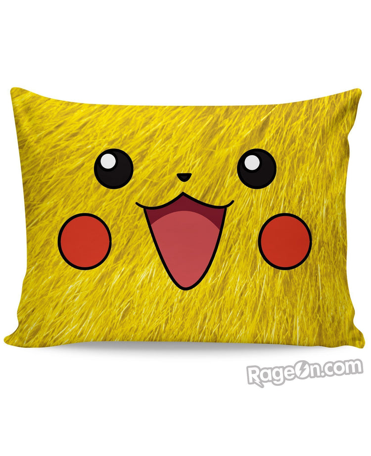 Pikachu Face Pillow Case