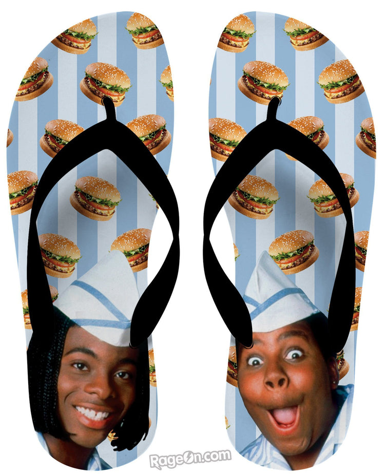 Good Burger Flip Flops