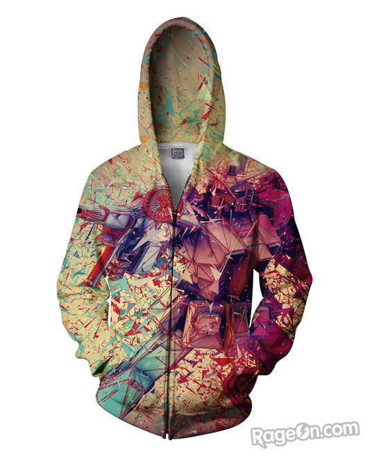 3D Transformers Zip-Up Hoodie