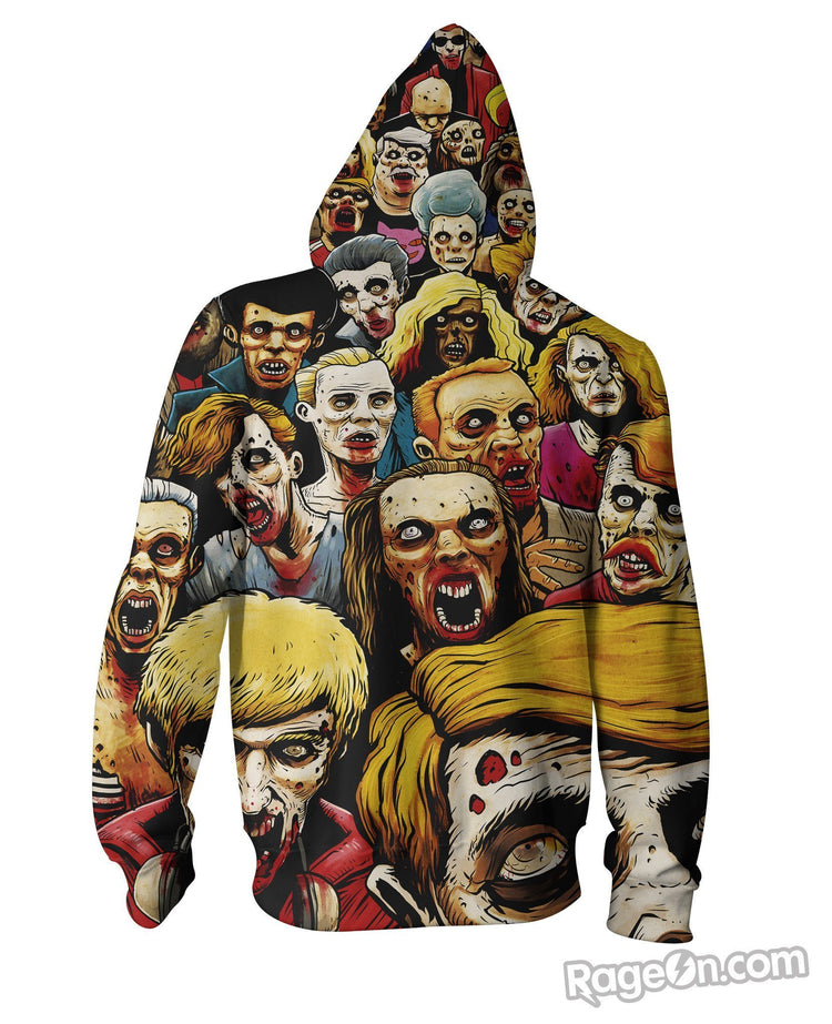 Zombies at the Mall Zip-Up Hoodie