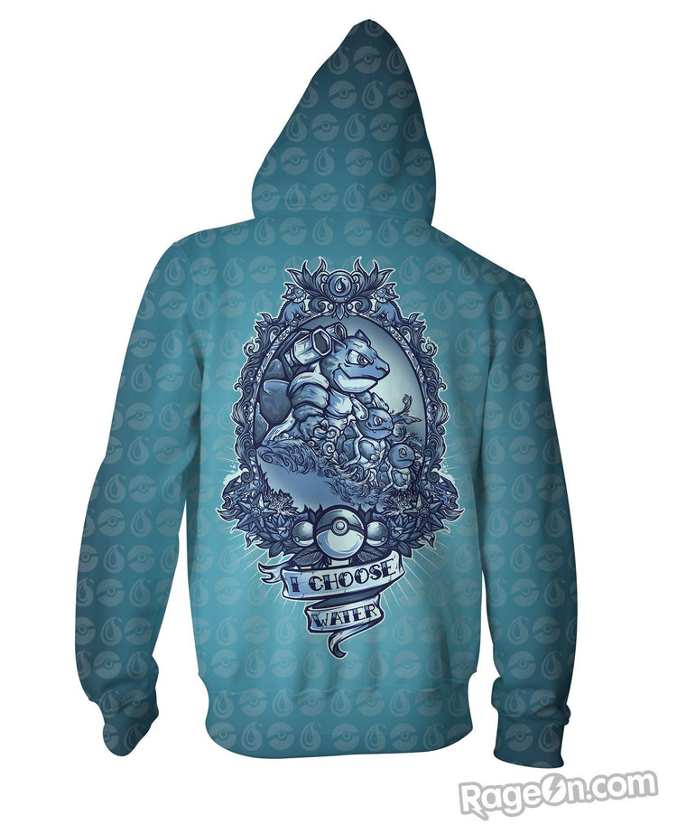 I Choose Water Zip-Up Hoodie