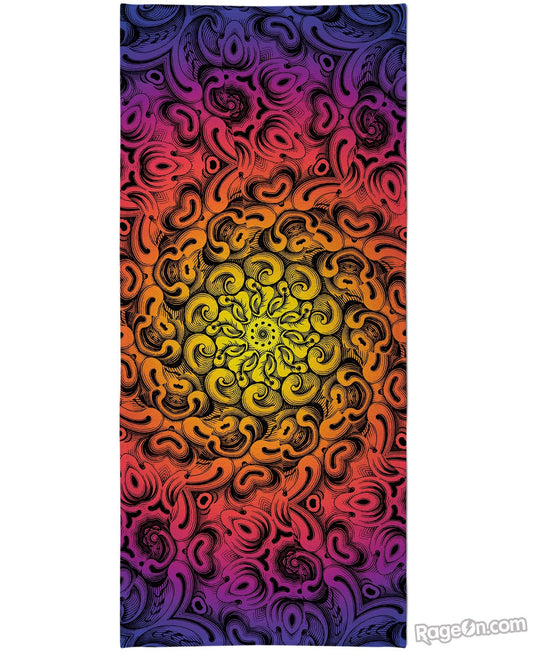Deep Swirl Beach Towel