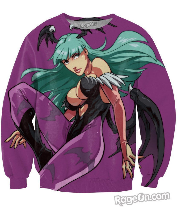 Morrigan Aensland Crewneck Sweatshirt