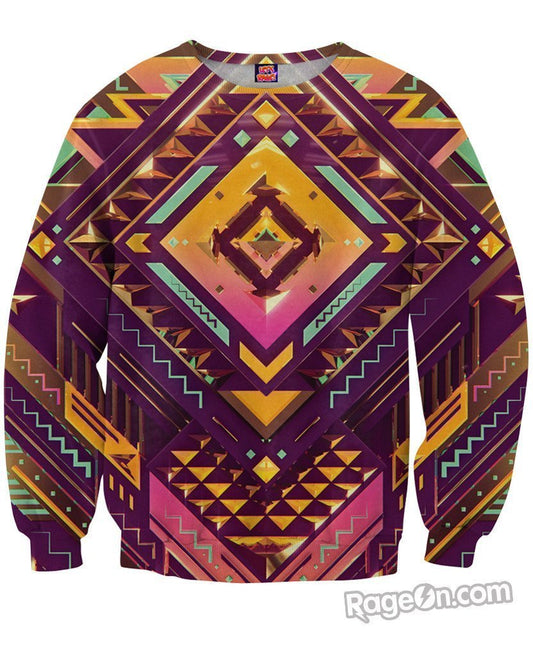 Golden Pattern Sweatshirt