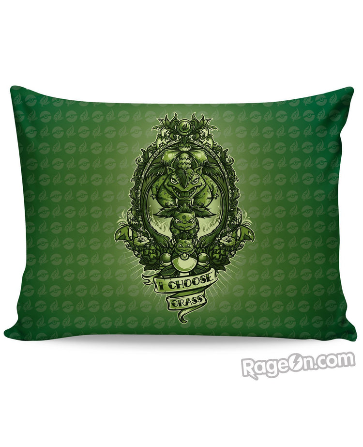 I Choose Grass Pillow Case