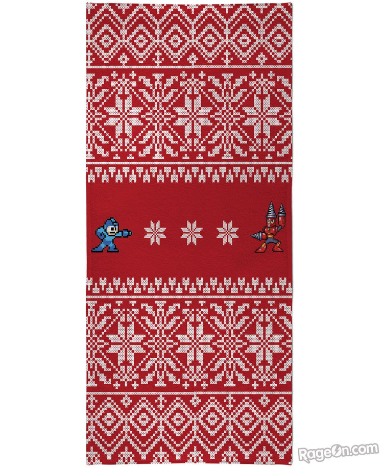 Mega Merry Christmas Beach Towel
